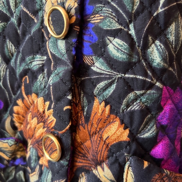 Algo Vintage Quilted Floral Blazer 13/14 - Picture 5 of 8